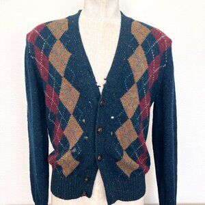 Vintage Wool Cardigan Sweater - Really Loved! - Christopher Hayes - Size Medium